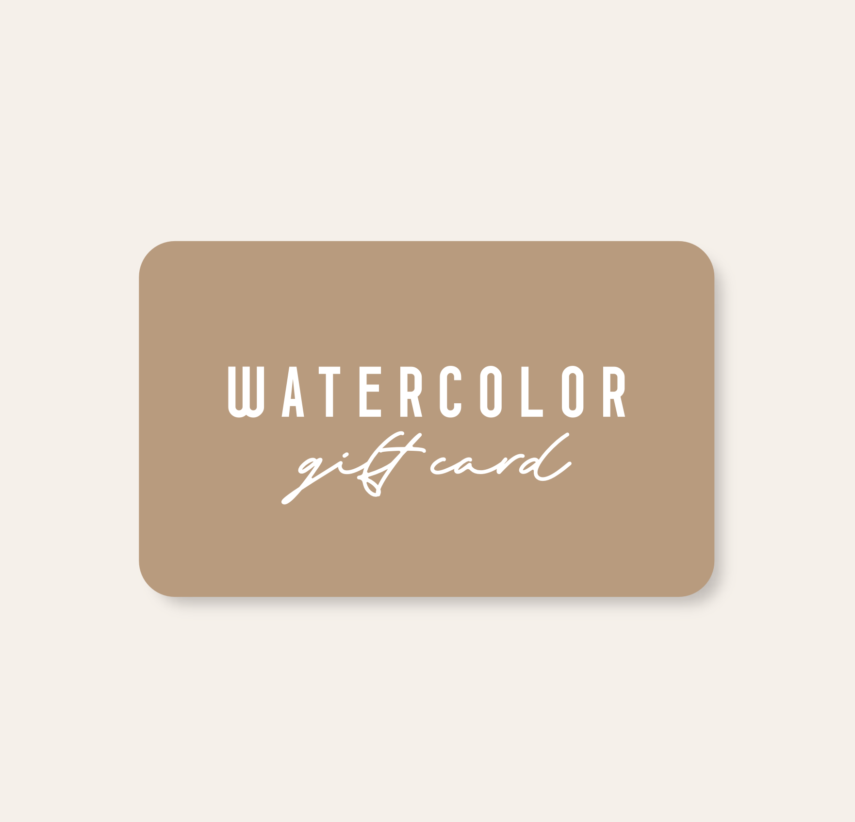 Watercolor Salon & Shoppe Gift Card